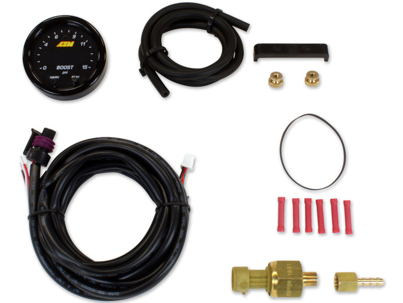 AEM Electronics - X-Series Pressure Gauge Kit - 0-15psi - 52mm - NextGen Tuning