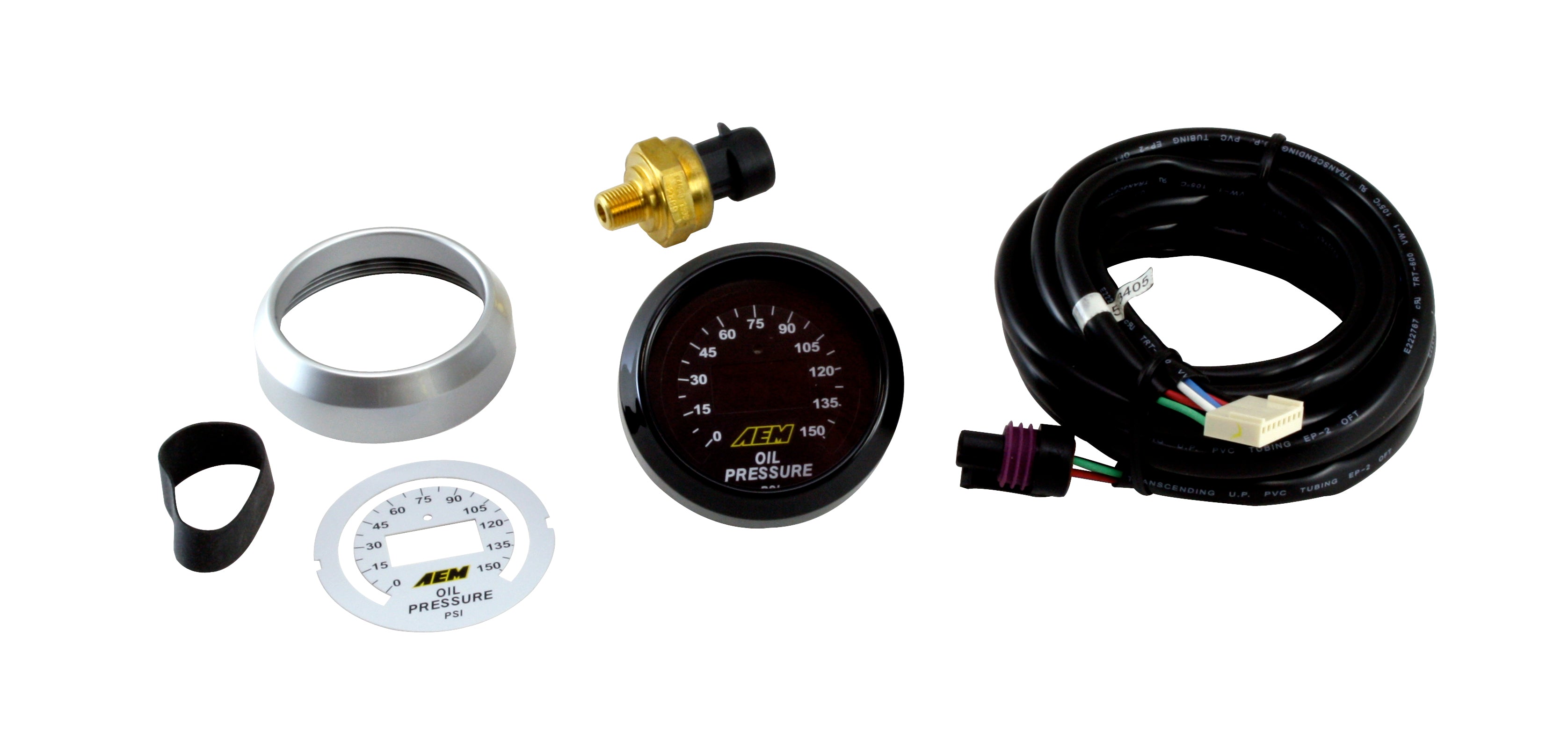 AEM Electronics - Oil Pressure Digital Gauge - 0-150psi - 52mm - NextGen Tuning