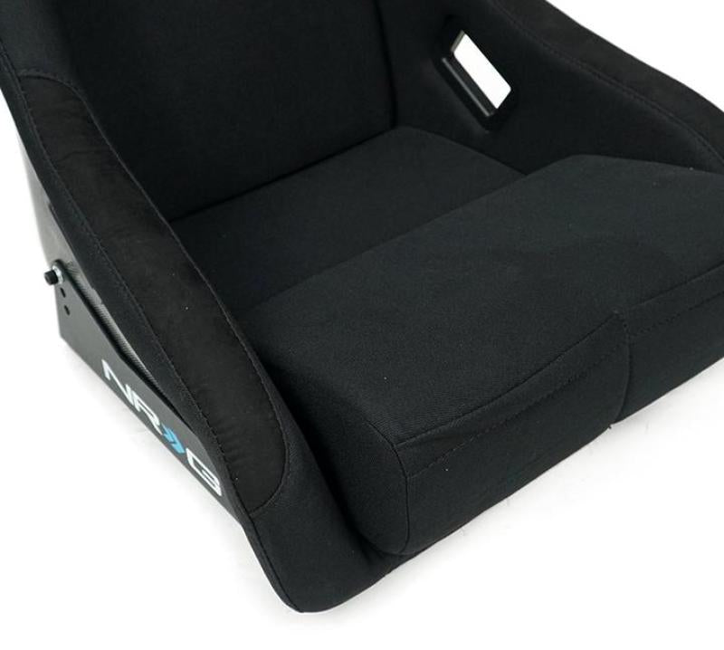 NRG Innovations - Carbon Fiber Bucket Seat - Large - Black/Silver Carbon Fiber Back - RSC-302CF/SL - NextGen Tuning