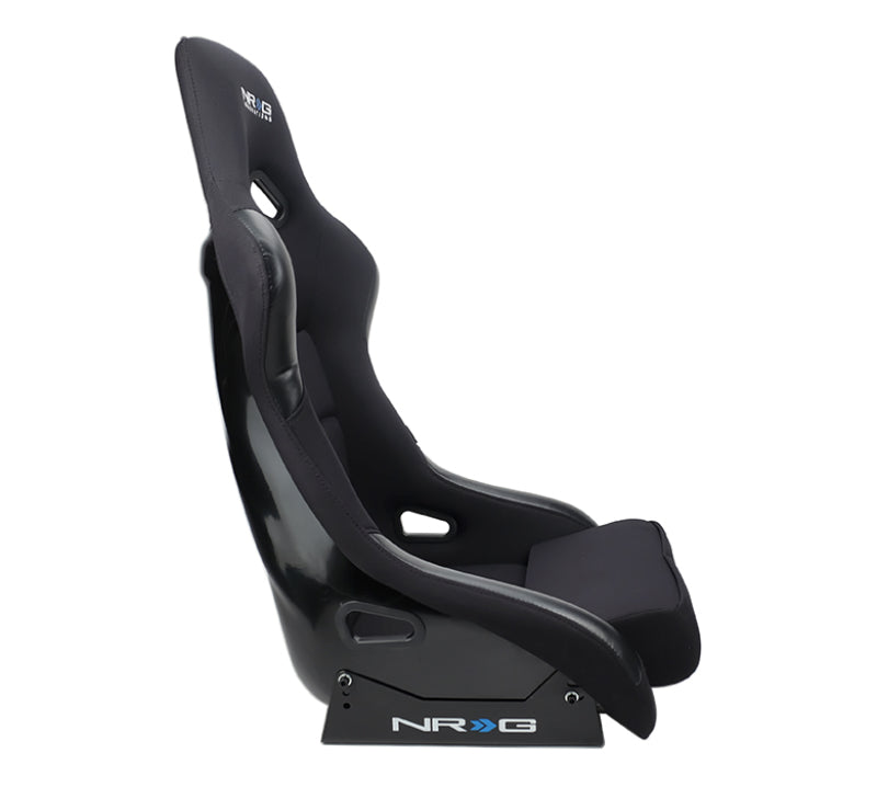 NRG Innovations - FRP Race Style Bucket Seat - Large - Black/Black Back - FRP-301 - NextGen Tuning