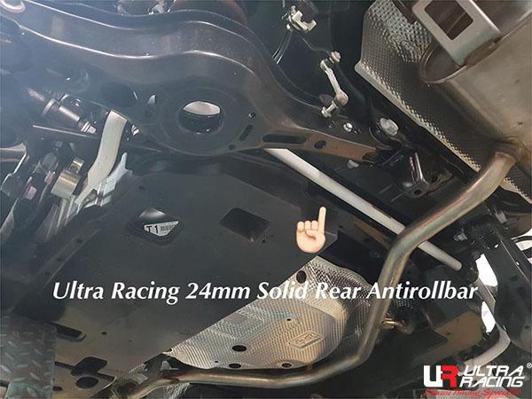 Ultra Racing - 24mm Solid Rear Sway Bar - UR-AR24-596 - NextGen Tuning
