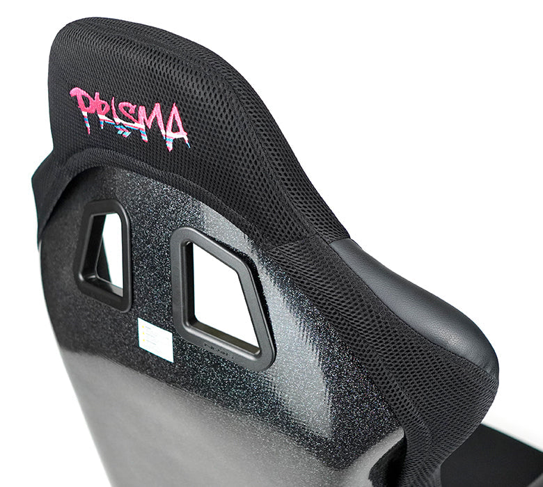 NRG Innovations - FRP FIA Competition Bucket Seat Prisma Edition - Large - Black/Black Back - FRP-RS500M-BK-PRISMA - NextGen Tuning