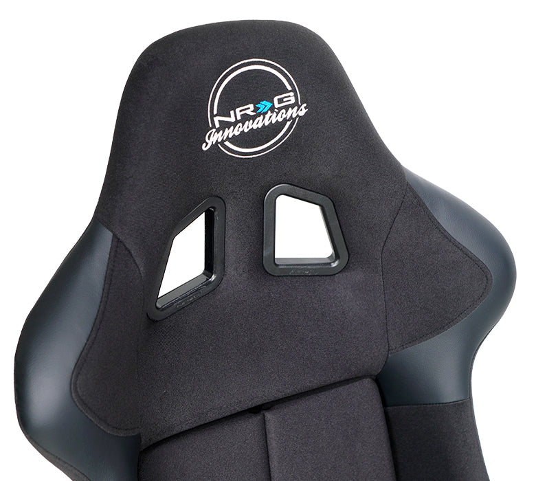 NRG Innovations - FRP FIA Competition Bucket Seat - Large - Black/Black Back - FRP-RS500M - NextGen Tuning