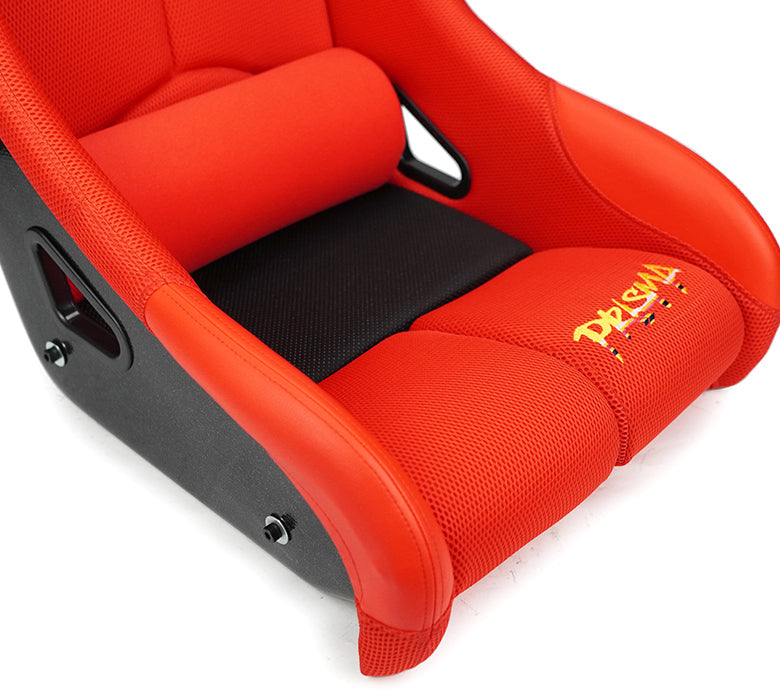NRG Innovations - FRP FIA Competition Bucket Seat Prisma Edition - Large - Red/Black Sparkled Back - FRP-RS500M-RD-PRISMA - NextGen Tuning
