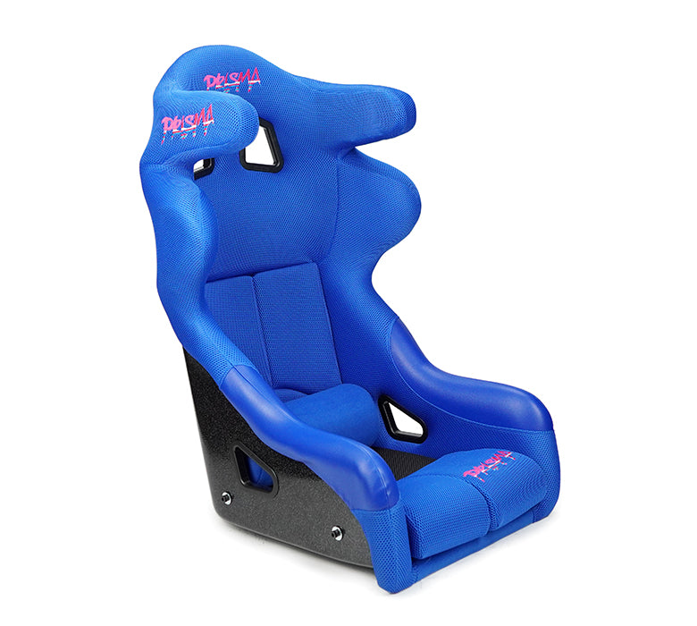 NRG Innovations - FRP FIA Competition Bucket Seat with Halo Prisma Edition - Large - Blue/Black Sparkled Back - FRP-RS600M-BL-PRISMA - NextGen Tuning