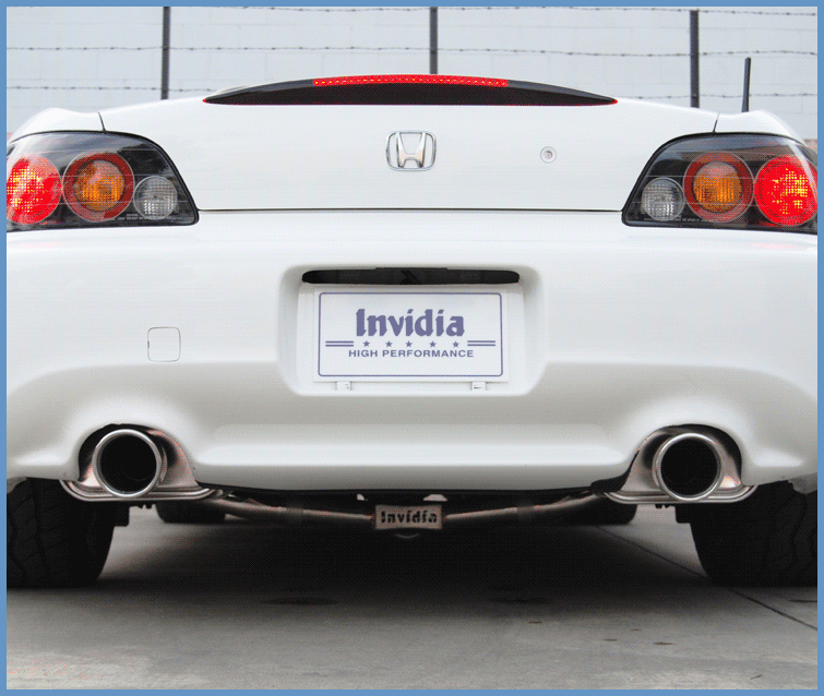 Invidia - Q300 Catback Exhaust - Rolled Polished Tips - HS00HS1GT3 - NextGen Tuning