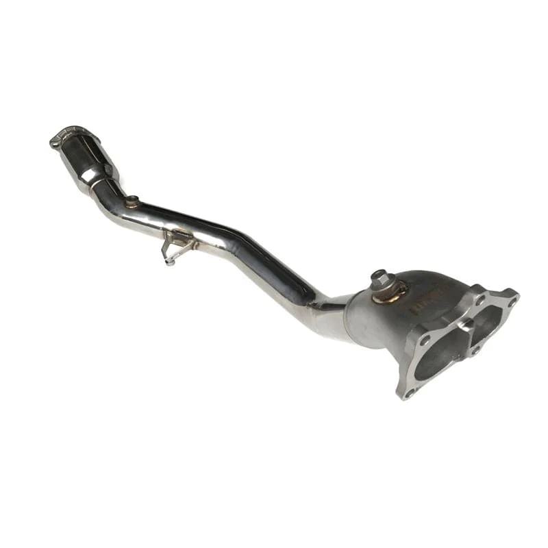 Invidia - Downpipe w/Divorced Wastegate, Lower Mounted High Flow Cat & 2 Extra Bungs - HS08SW1DOCB - NextGen Tuning