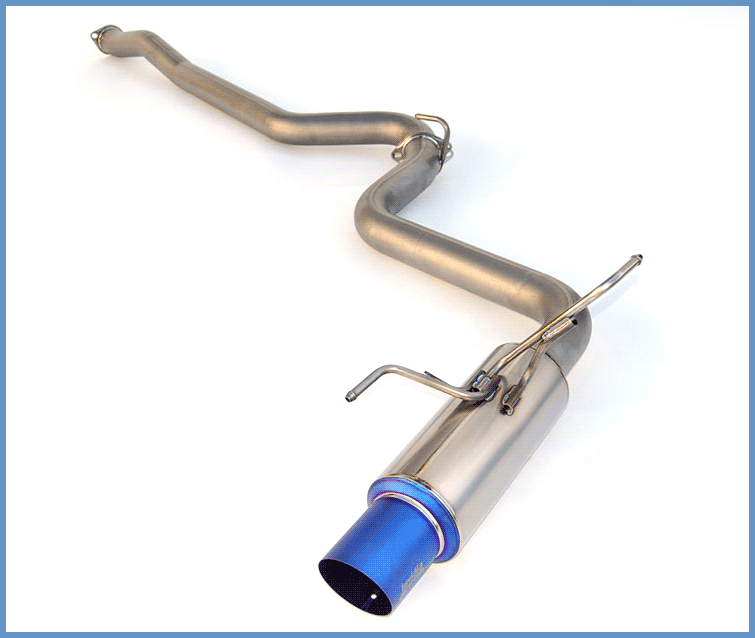 Invidia - Full Titanium N1 Racing Catback Exhaust - Blue Tip - HS08SW4 Invidia - Full Titanium N1 Racing Catback Exhaust - Blue Tip - HS08SW4