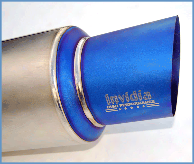 Invidia - Full Titanium N1 Racing Catback Exhaust - Blue Tip - HS09MEXTRG - NextGen Tuning