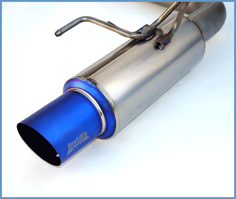 Invidia - Full Titanium N1 Racing Catback Exhaust - Blue Tip - HS15SW4TRG - NextGen Tuning