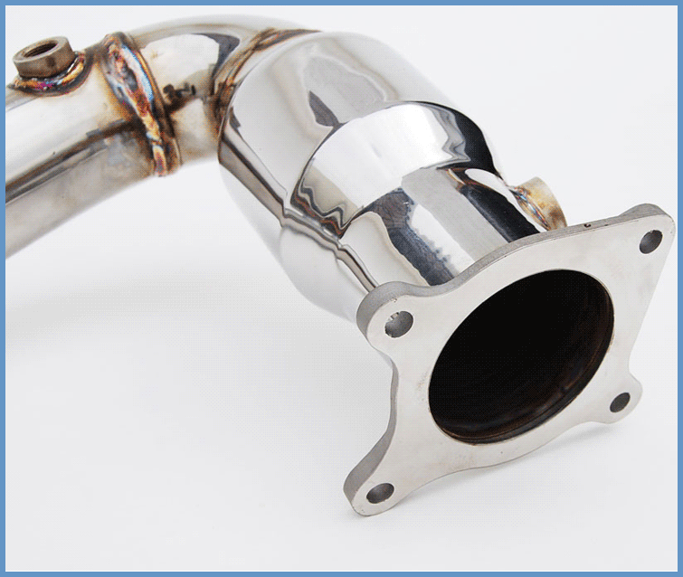 Invidia - Downpipe w/High Flow Cat & 2 Extra Bungs - Manual Transmission Only - HS15SWMDOC - NextGen Tuning