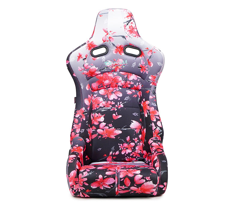 NRG Innovations - Reclining Bucket Seats Sakura Edition - Japanese Cherry Blossom - Pair - RSC-710 L/R- SAKURA - NextGen Tuning
