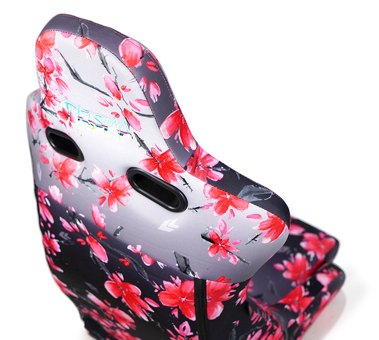 NRG Innovations - Reclining Bucket Seats Sakura Edition - Japanese Cherry Blossom - Pair - RSC-710 L/R- SAKURA - NextGen Tuning