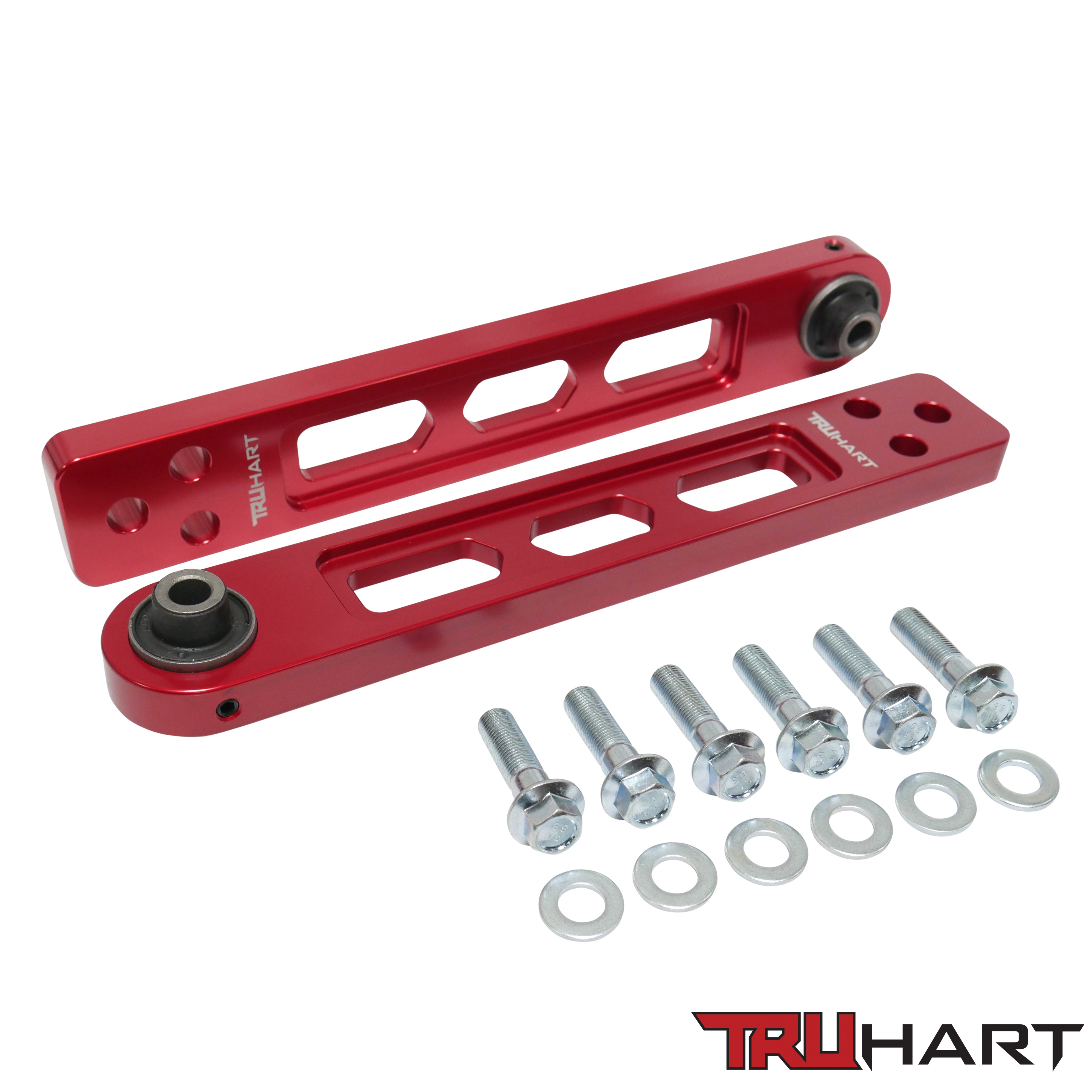 TruHart - Rear Lower Control Arms - Anodized Red - TH-H103-1-RE - NextGen Tuning