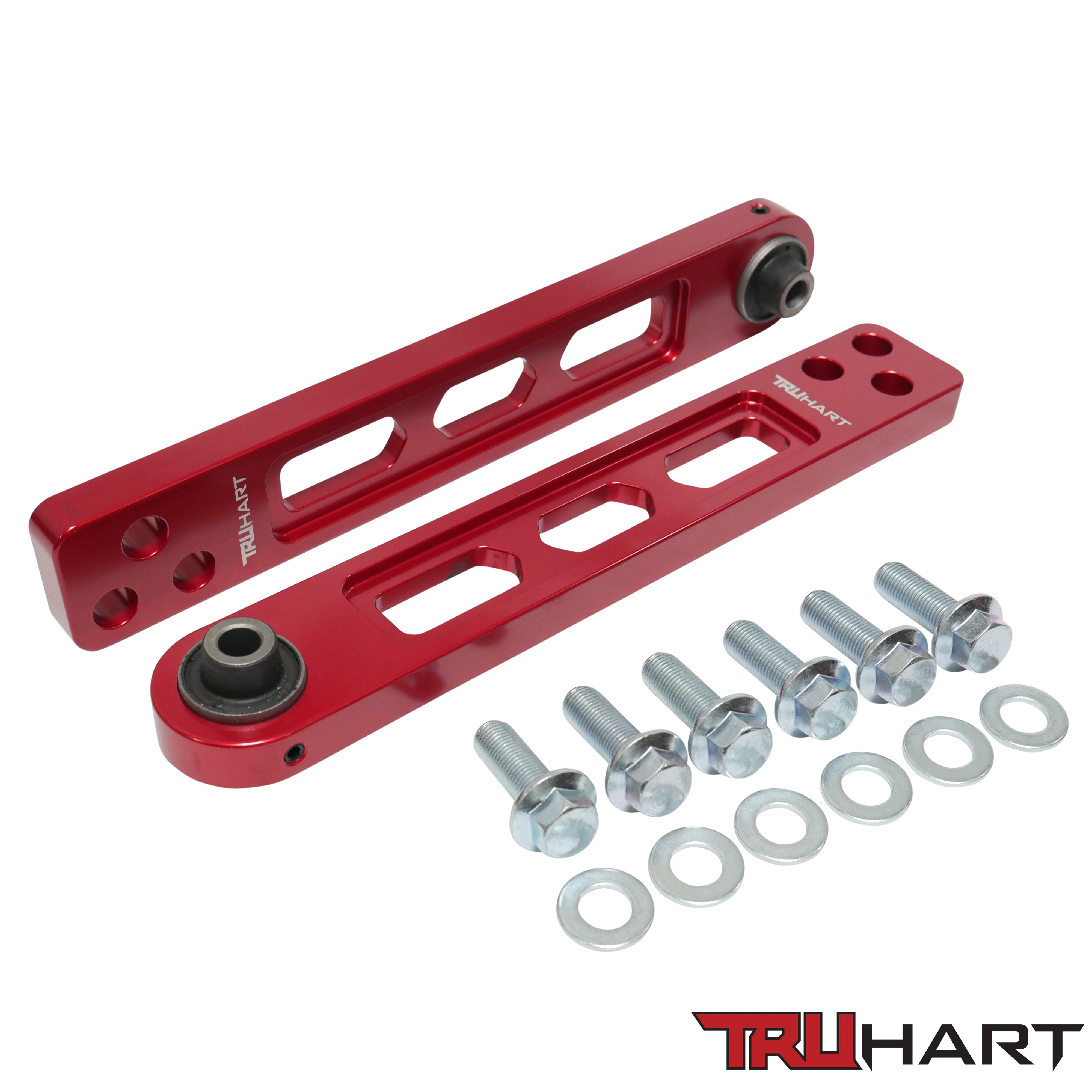 TruHart - Rear Lower Control Arms - Anodized Red - TH-H103-RE - NextGen Tuning
