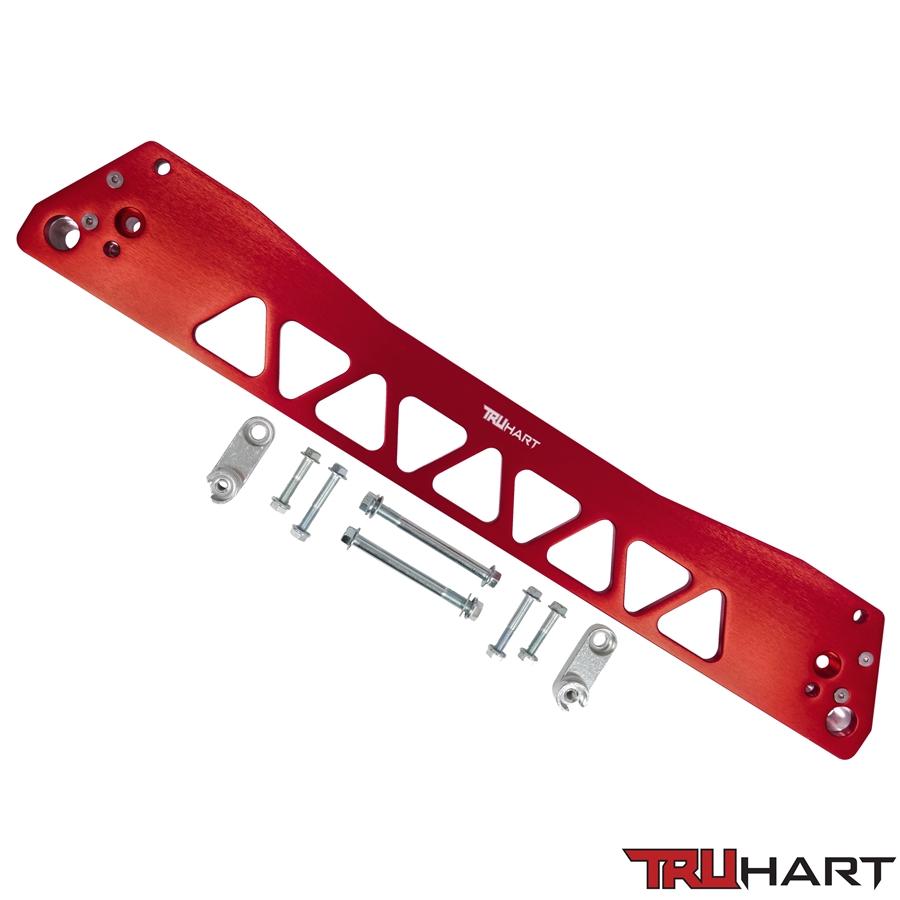 TruHart - Rear Subframe Brace - Anodized Red - TH-H111-RE - NextGen Tuning