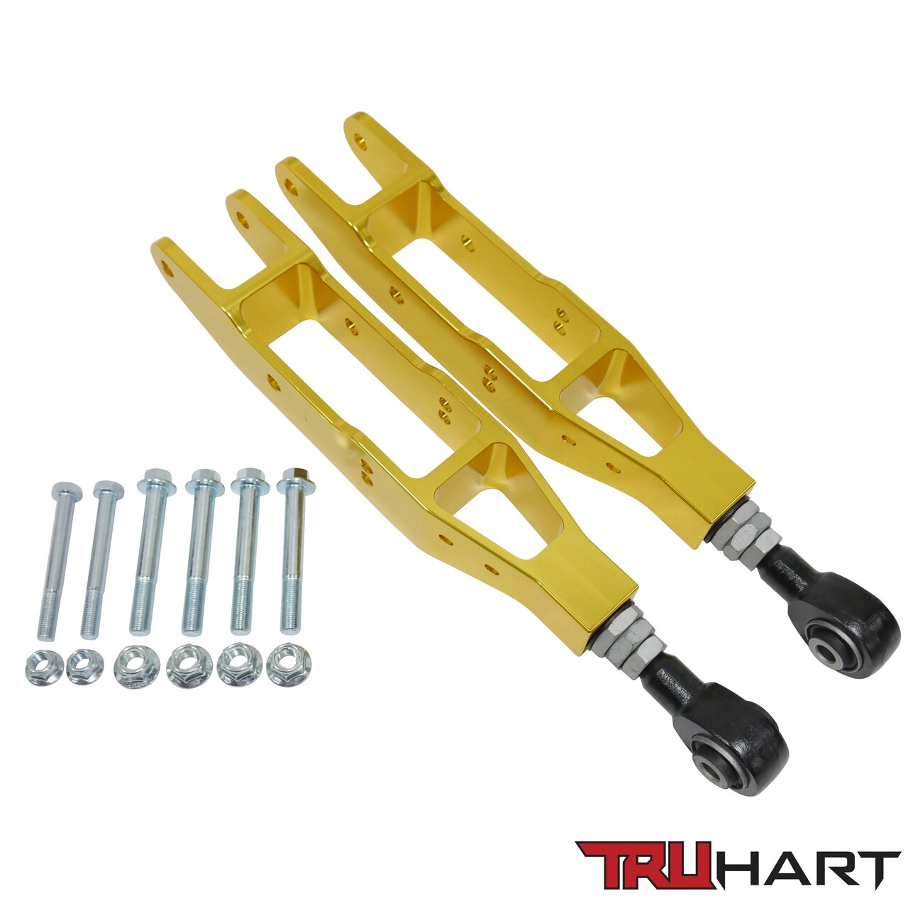 TruHart - Rear Lower Control Arms - Adjustable - Anodized Gold - TH-S108-GO - NextGen Tuning