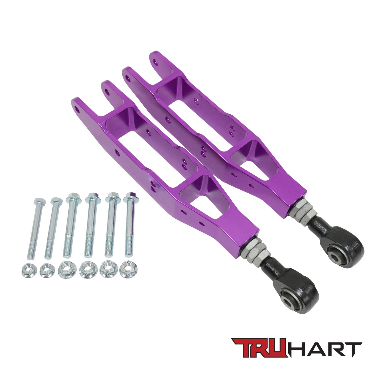 TruHart - Rear Lower Control Arms - Adjustable - Anodized Purple - TH-S108-PU - NextGen Tuning