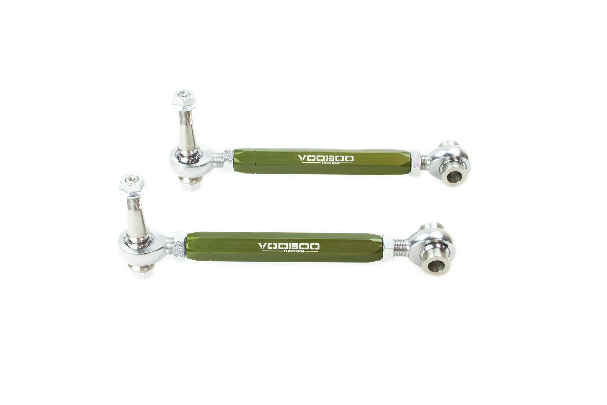 Voodoo13 - Rear Toe Arms - Hard Green - TOSC-0100HG - NextGen Tuning