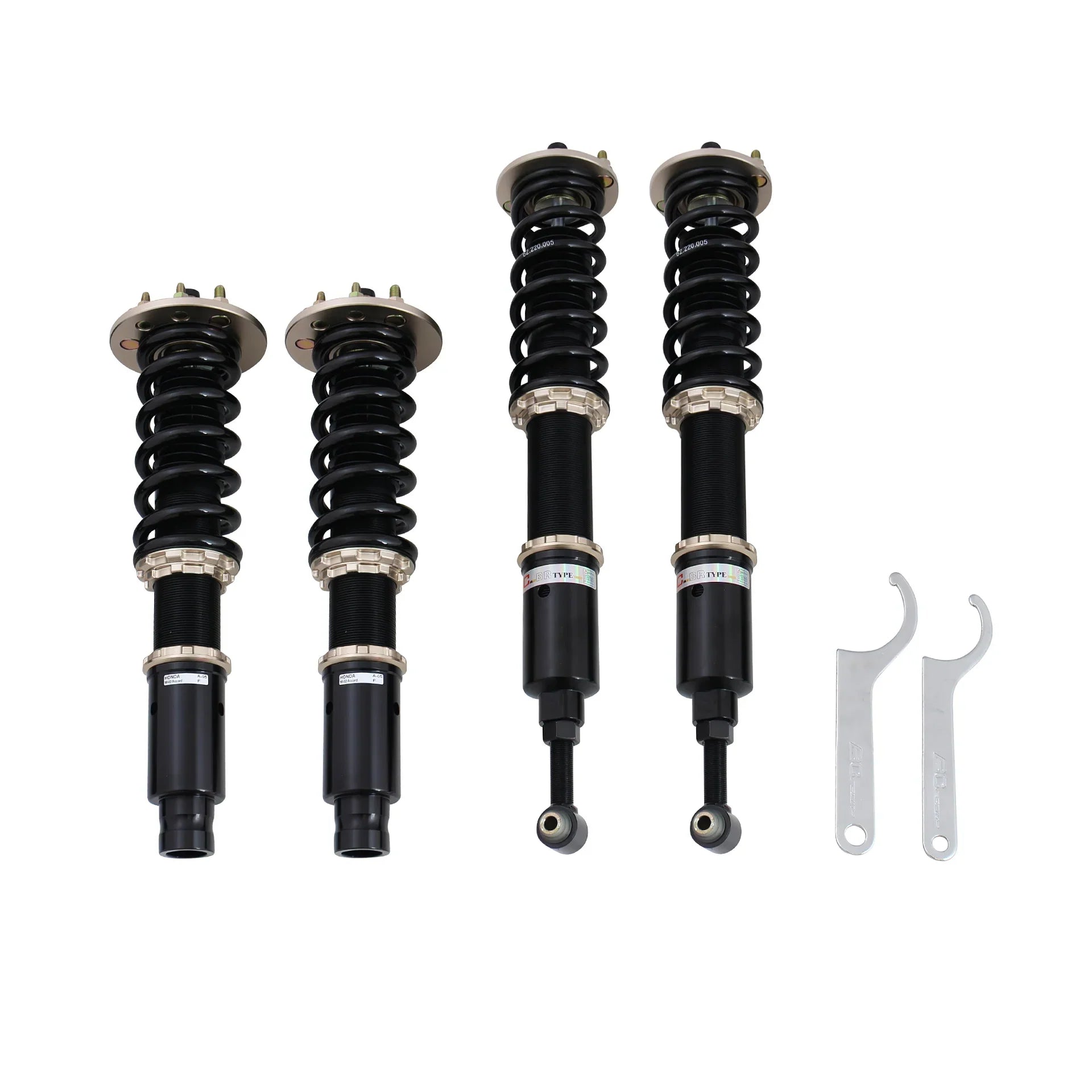 BC Racing BR Series Coilovers - 1998-2002 Honda Accord | 2001-2003 Acura CL | 1999-2003 Acura TL - A-05-BR