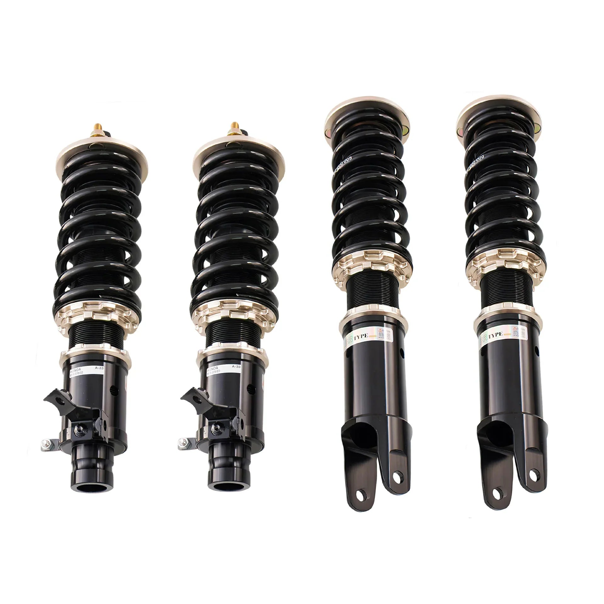 BC Racing BR Series Coilovers with Rear Fork Lower Mounts - 1988-1991 Honda Civic | CR-X - A-33-BR