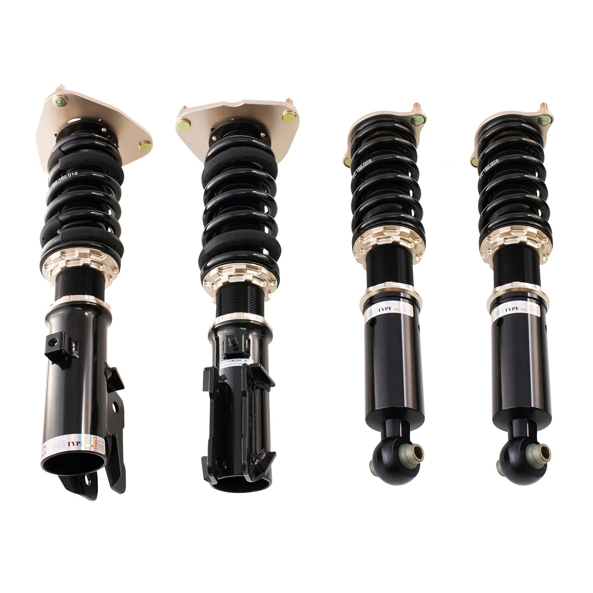 BC Racing BR Series Coilovers - 1991-1999 Mitsubishi 3000GT FWD - B-14-BR