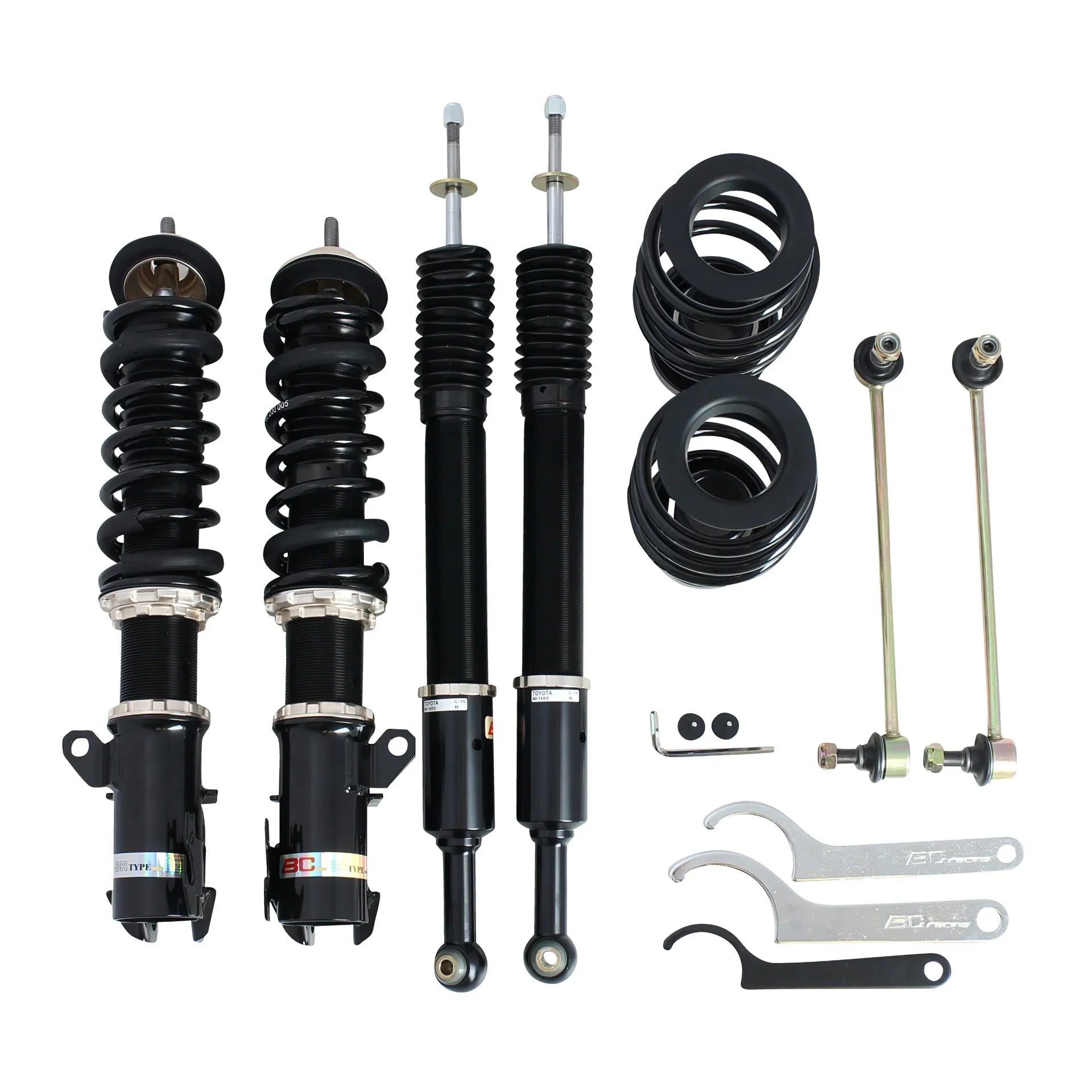 Coilover Struts Shocks Toyota Yaris 2006-2011 Suspension Kit Adj. Heig Coilover Struts Shocks Toyota Yaris 2006-2011 Suspension Kit Adj. Heig
