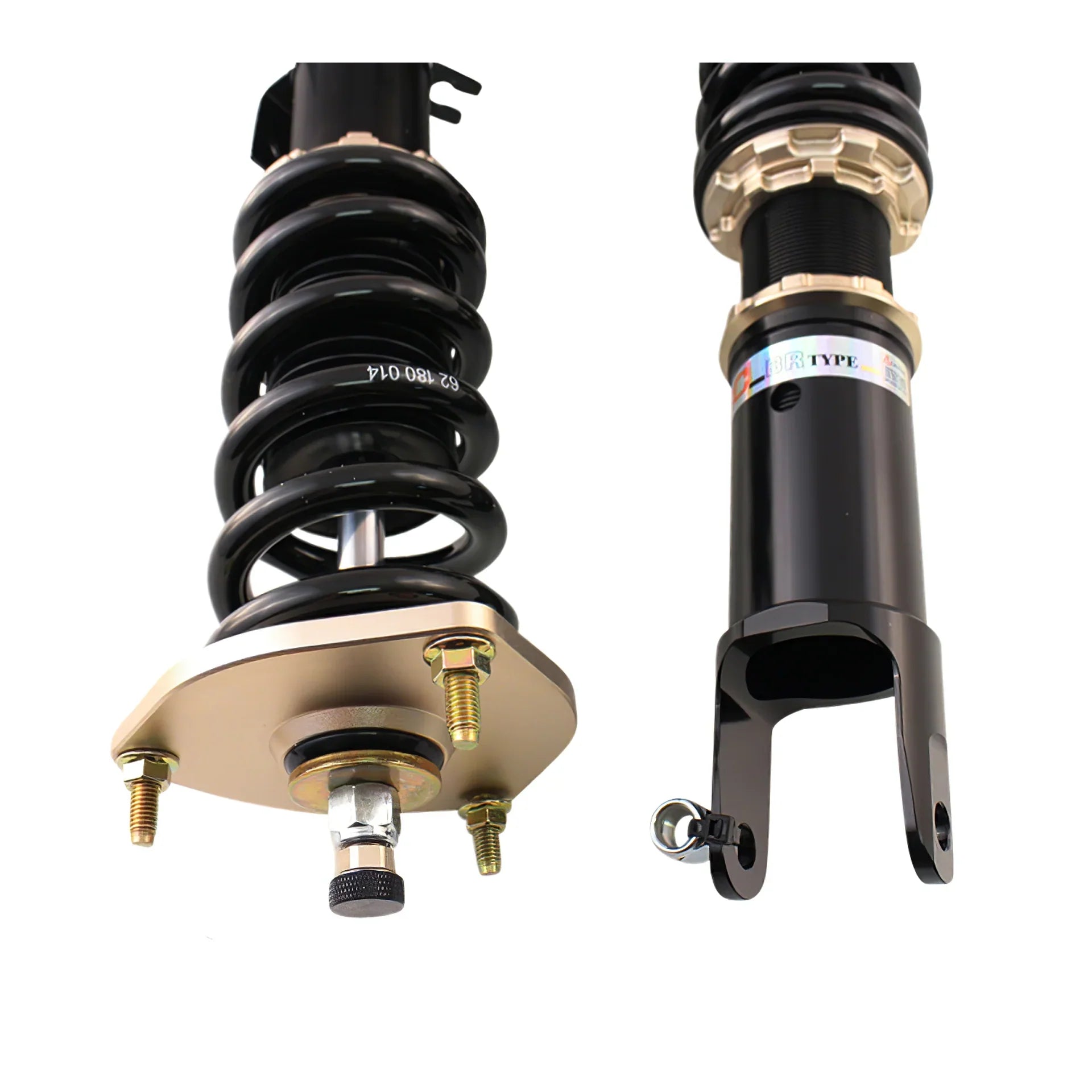 BC Racing BR Series Coilovers - True 1-Piece Rear Coilovers - 2003-2007 Infiniti G35 | 2003-2009 Nissan 350Z - D-107-BR