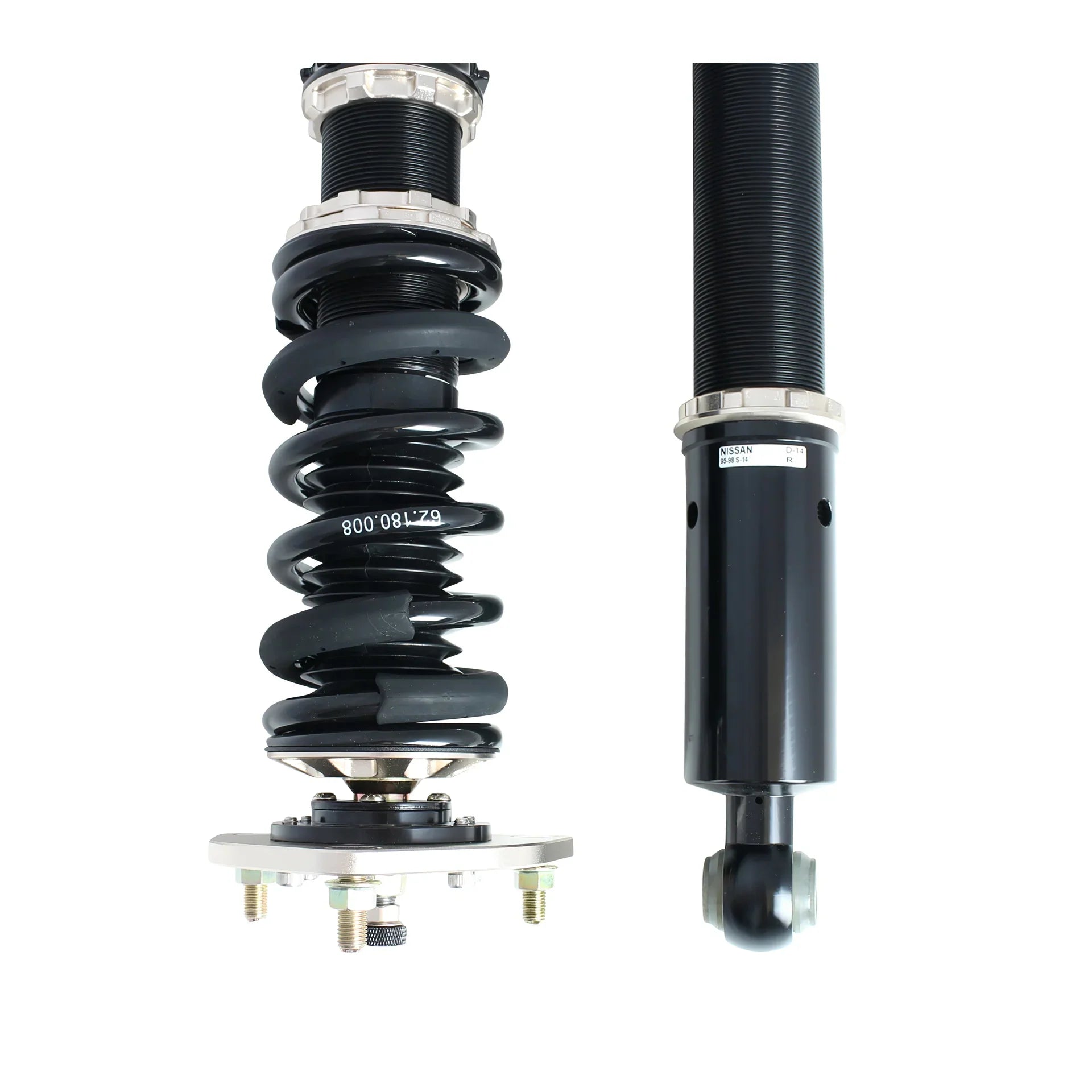 BC Racing BR Series Coilovers - 1995-1998 Nissan 240SX - D-14-BR