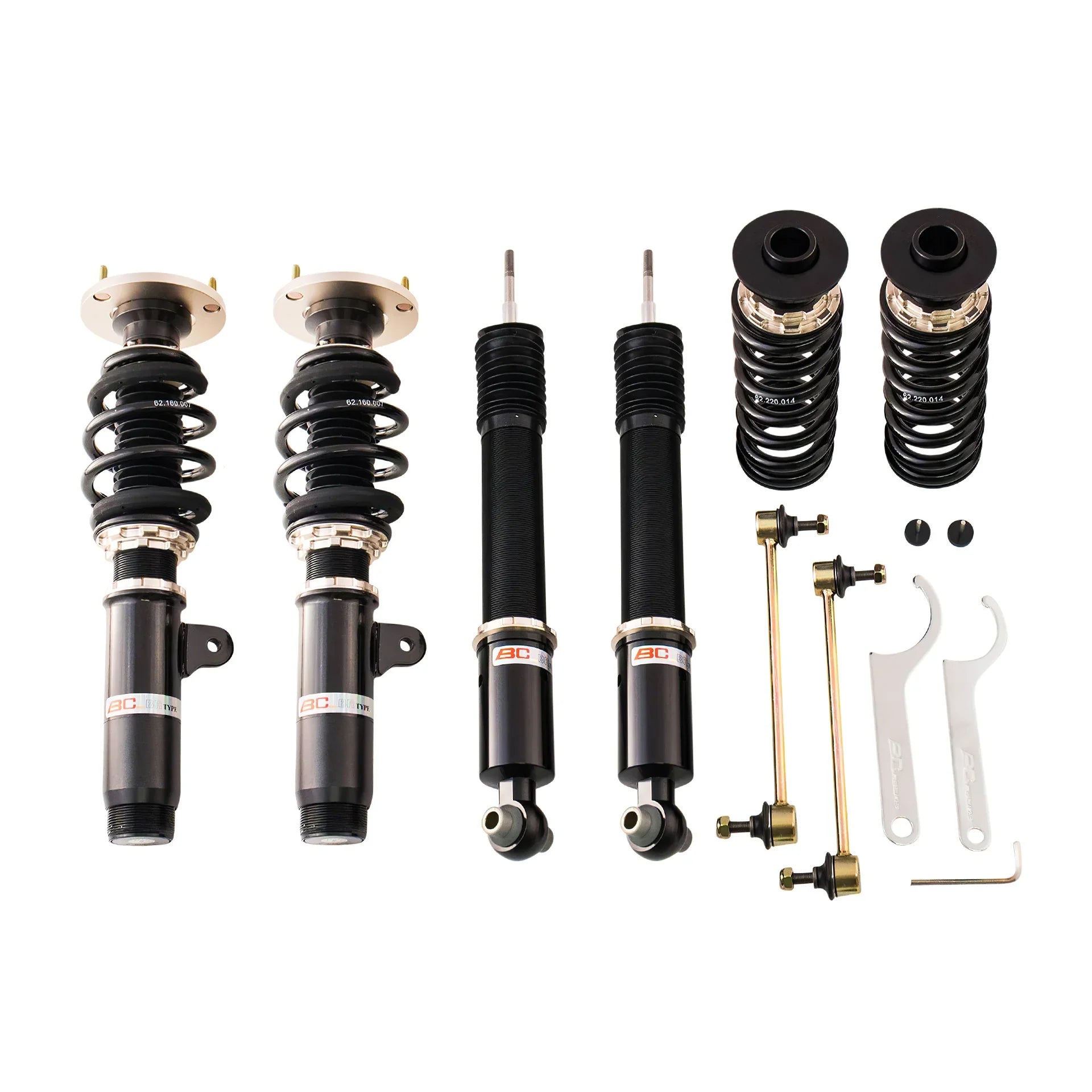 BC Racing - BR Series Coilovers - 3-Bolt Top Mounts - I-61-BR