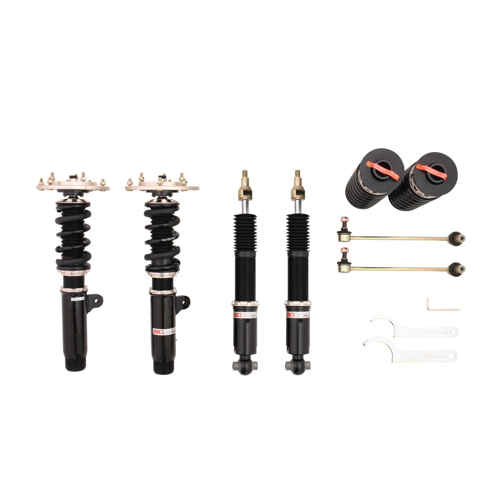 BC Racing - BR Series Coilovers - 5-Bolt Top Mounts - With EDC Only - I-68-BR