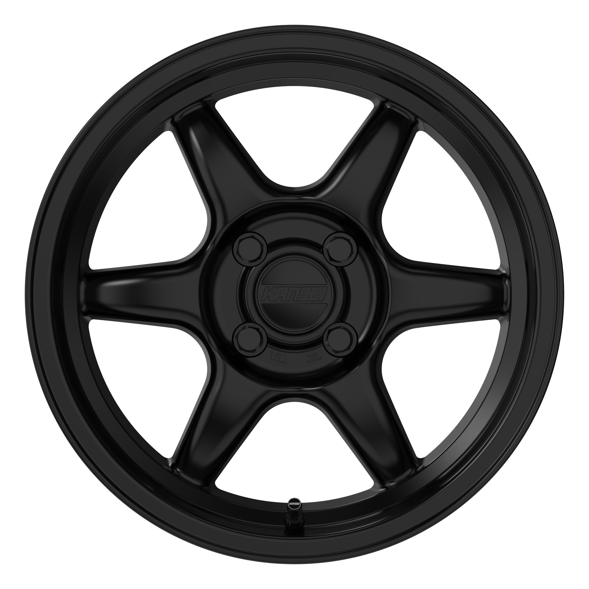 Kansei - Tandem Wheel - 15x7 +25mm - 4x100 - Satin Black - NextGen Tuning