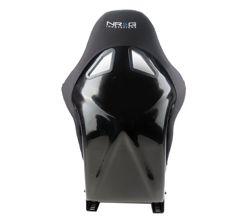 NRG Innovations - FRP Street/Track Style Bucket Seat - Medium - Black/Black Back - FRP-330 - NextGen Tuning