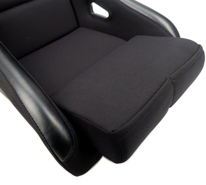 NRG Innovations - FRP Race Style Bucket Seat - Large - Black/Black Back - FRP-301 - NextGen Tuning