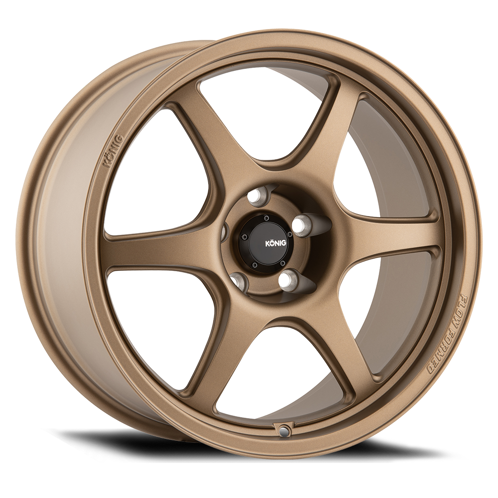 Konig - Hexaform Wheel - 15x8 +25mm - 4x100 - Matte Bronze - NextGen Tuning