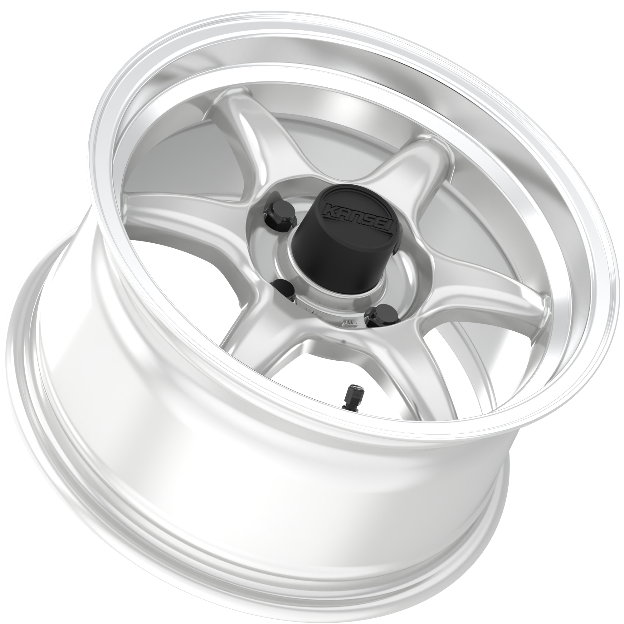 Kansei - Tandem Wheel - 15x7 0mm - 4x114.3 - Hyper Silver - NextGen Tuning