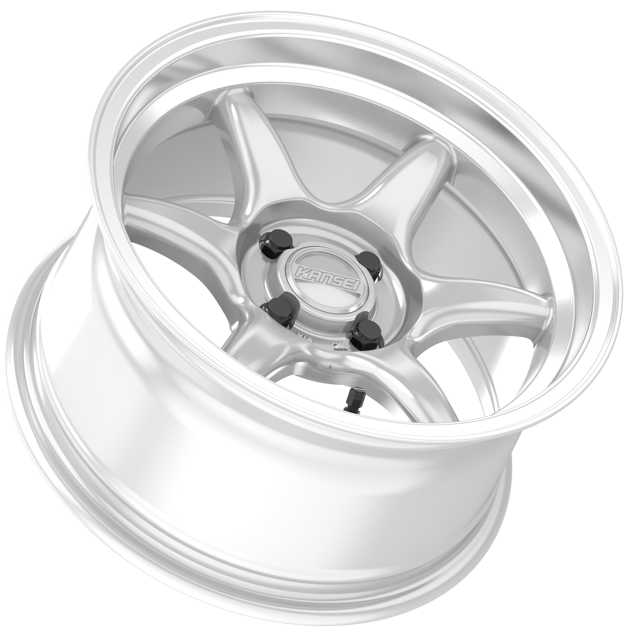 Kansei - Tandem Wheel - 15x8 +0mm - 4x100 - Hyper Silver - NextGen Tuning