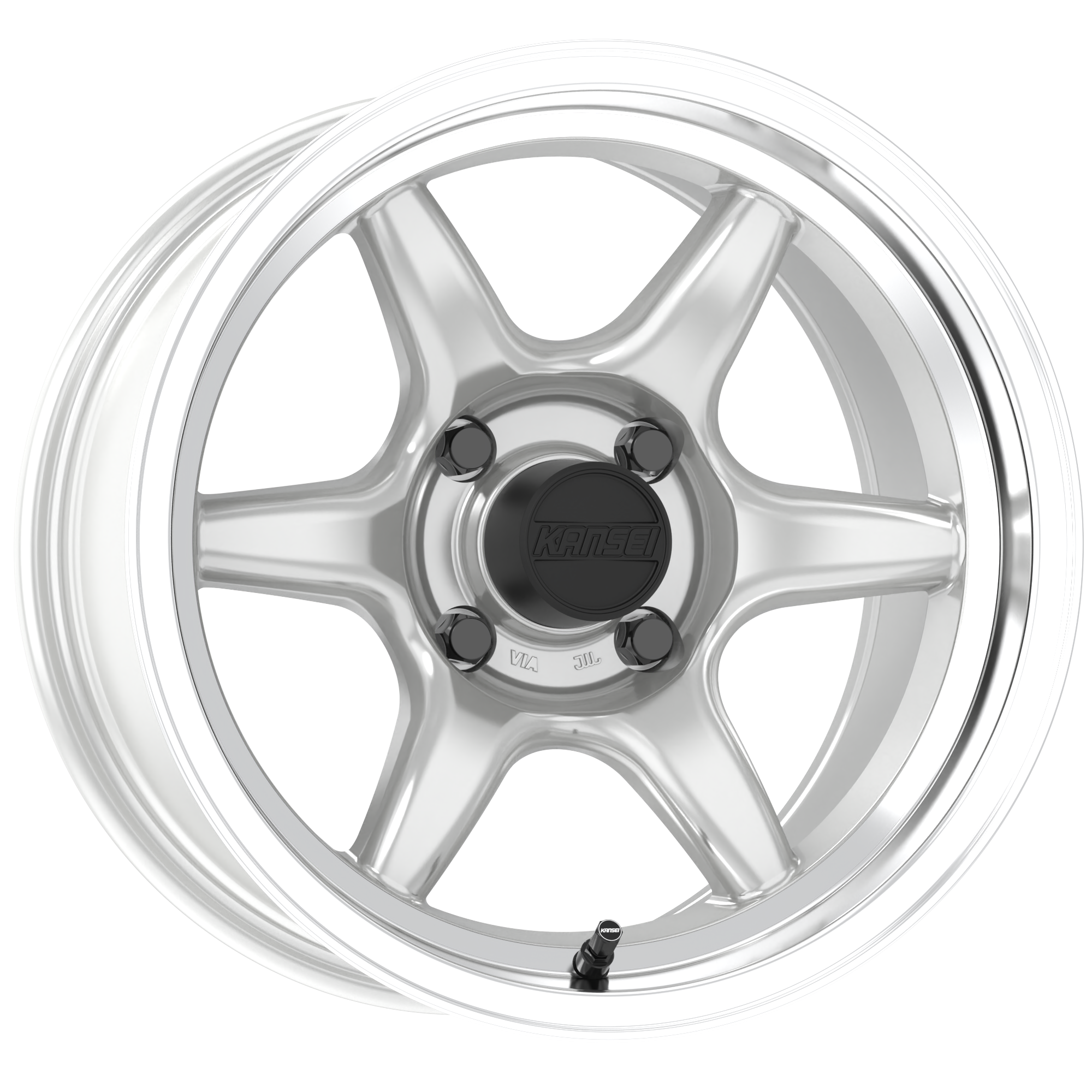 Kansei - Tandem Wheel - 15x8 +0mm - 4x114.3 - Hyper Silver - NextGen Tuning