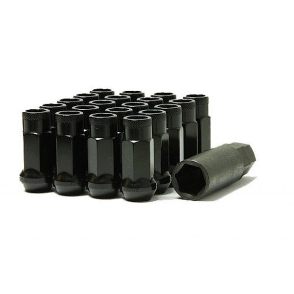 20-Piece M12x1.5 Muteki SR48 Steel Cone Seat Extended Lug Nuts – Multicolor
