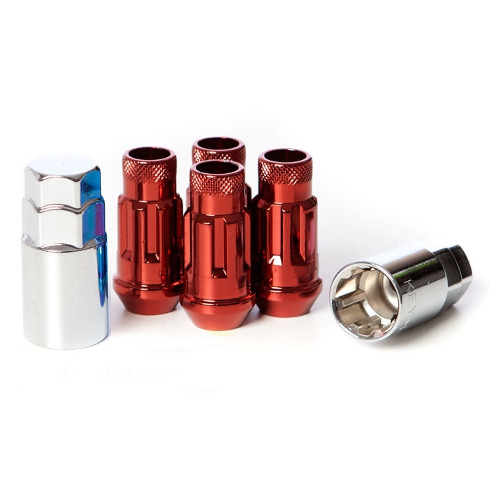 thumbnail image 2 of 20pc Muteki SR48 Style Racing Lug Nuts + Key – Blue, 12x1.5, 48mm, For Honda Civic/Accord 2 of 4