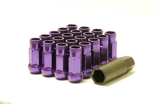 Muteki - SR48 Open End Lug Nuts - Purple - 12x1.50 - Set of 20 - NextGen Tuning