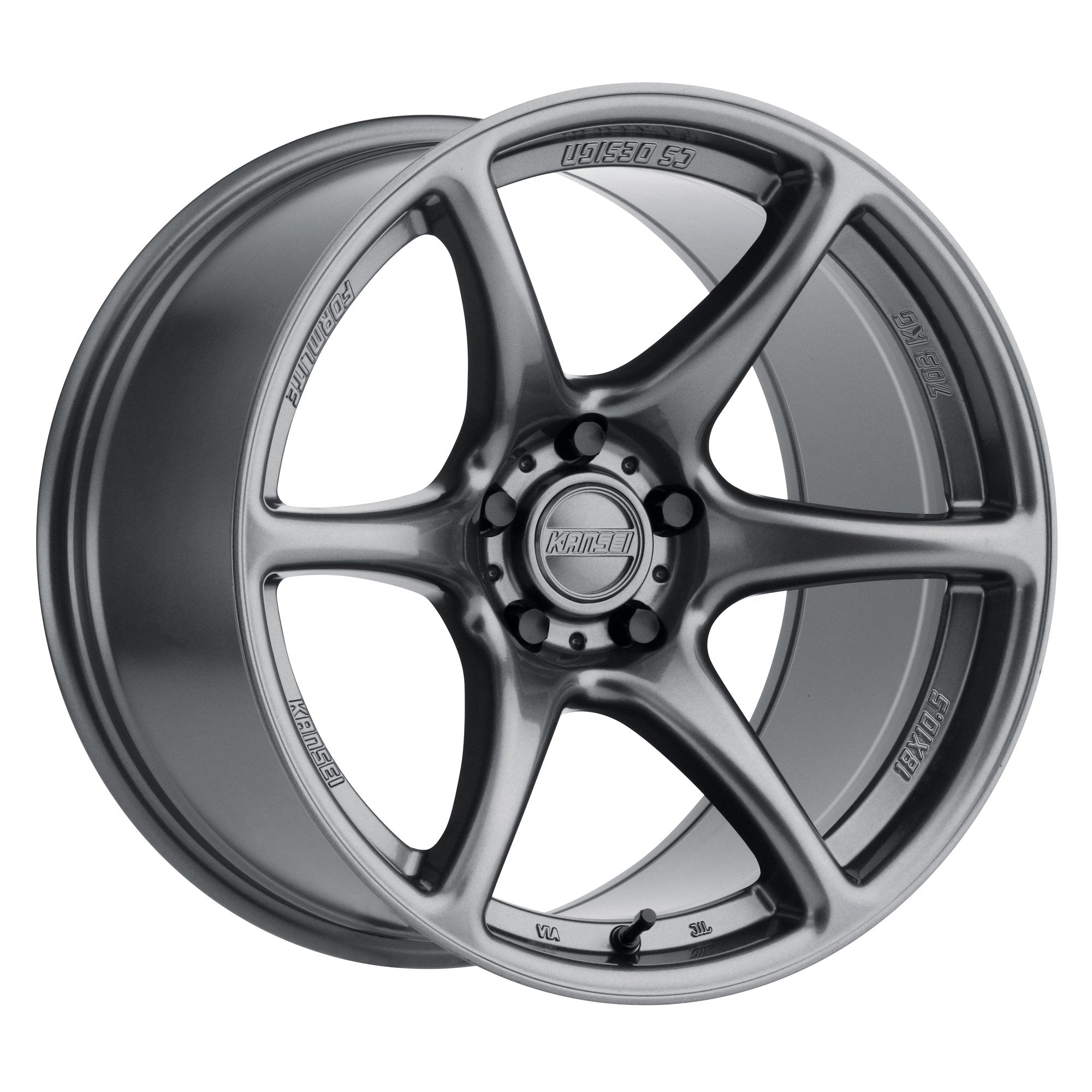 Kansei - Tandem Wheel - 18x10.5 +12mm - 5x120 - Gloss Gun Metal - NextGen Tuning